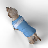 Manchester City FC 25/26 Home Inspired Pet Graphic Tee Shirt (Sizes XS-Small)