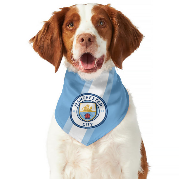 Manchester City FC 25/26 Home Kit Inspired Reversible Bandana