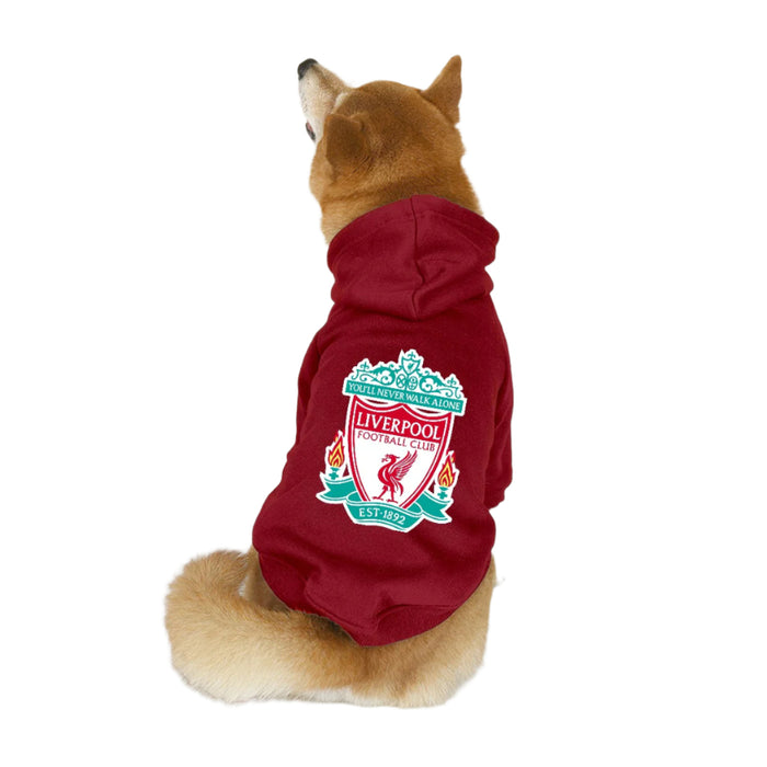 Liverpool FC 25/26 Team-Inspired Cotton-Blend Pet Hoodie