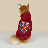 West Ham United FC 25/26 Team-Inspired Cotton-Blend Pet Hoodie