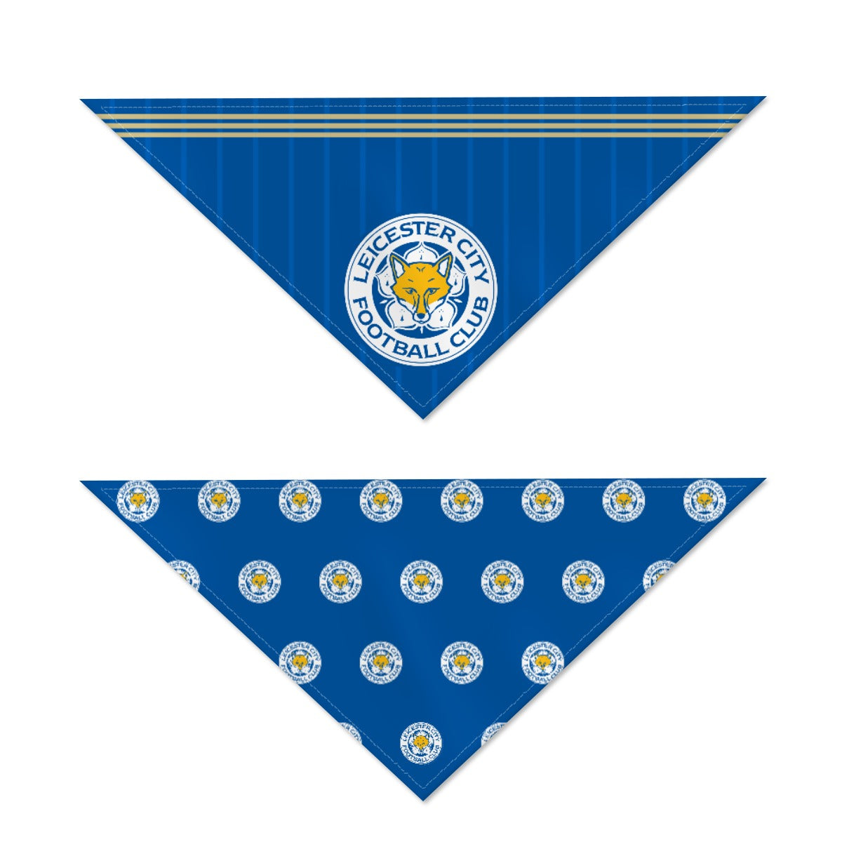Leicester City FC 25/26 Home Kit Inspired Reversible Bandana