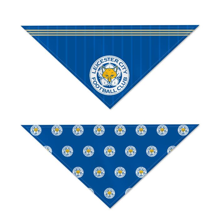 Leicester City FC 25/26 Home Kit Inspired Reversible Bandana
