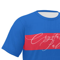 Crystal Palace FC 25/26 Home Kit Inspired Unisex Basic T-shirt