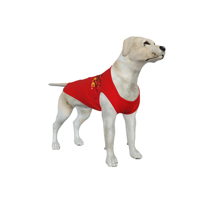 Manchester United FC 25/26 Home Inspired Graphic Pet Tee Shirt (Size M-2x)