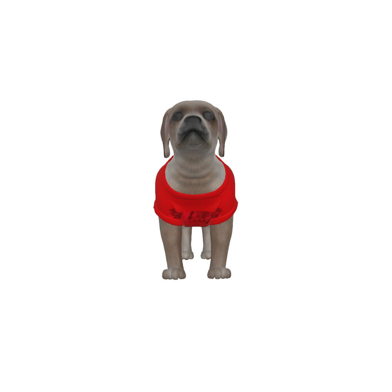 Manchester United FC 25/26 Home Inspired Graphic Pet Tee Shirt (Size M-2x)