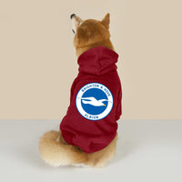 Brighton & Hove Albion FC 25/26 Team-Inspired Cotton-Blend Pet Hoodie