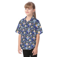 Chelsea FC 25/26 Team-Inspired Kids Cotton-Blend Hawaiian Shirt
