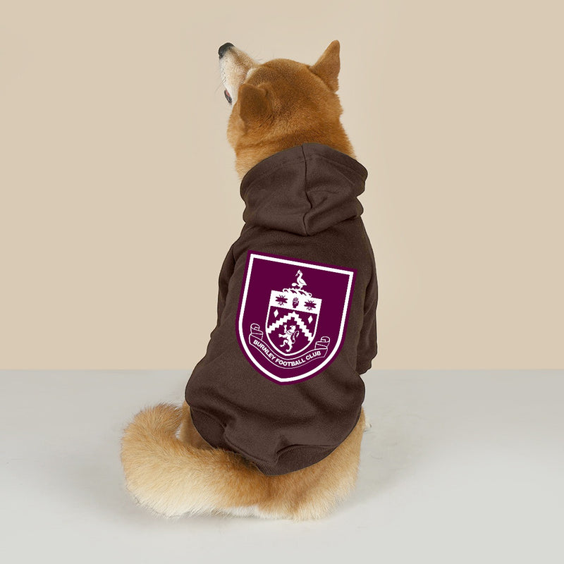 Burnley FC 25/26 Team-Inspired Cotton-Blend Pet Hoodie