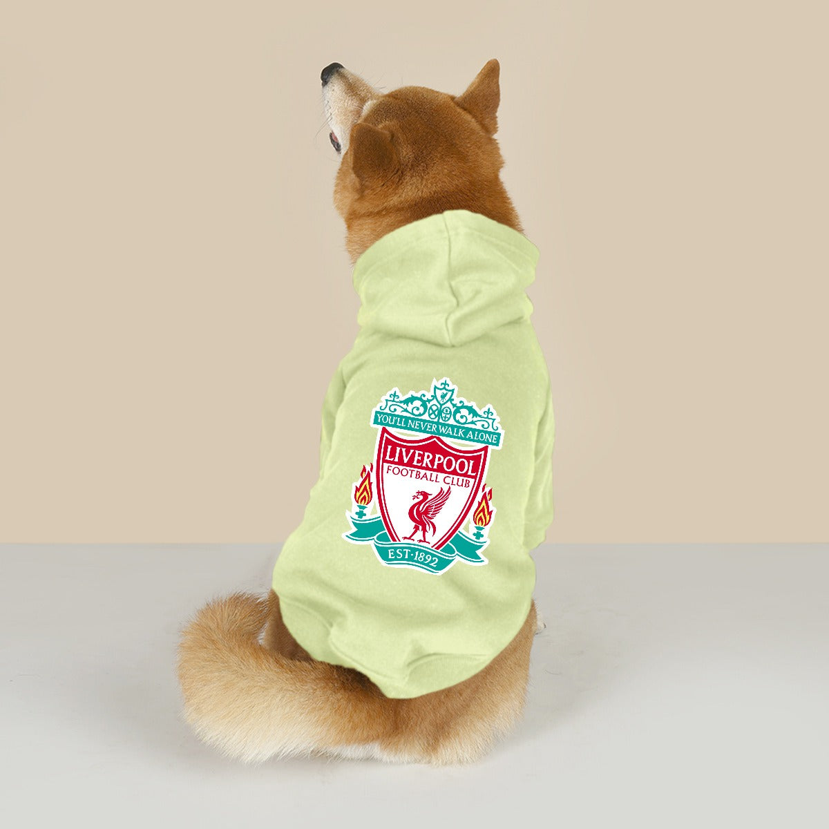 Liverpool FC 25/26 Team-Inspired Cotton-Blend Pet Hoodie