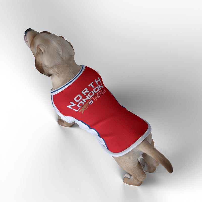 Arsenal FC 24/25 Home Inspired Pet Tee (Size XS-Small) 