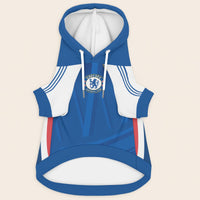 Chelsea FC 25/26 Home Kit Inspired Casual Hooded Cotton Sweatshirt
