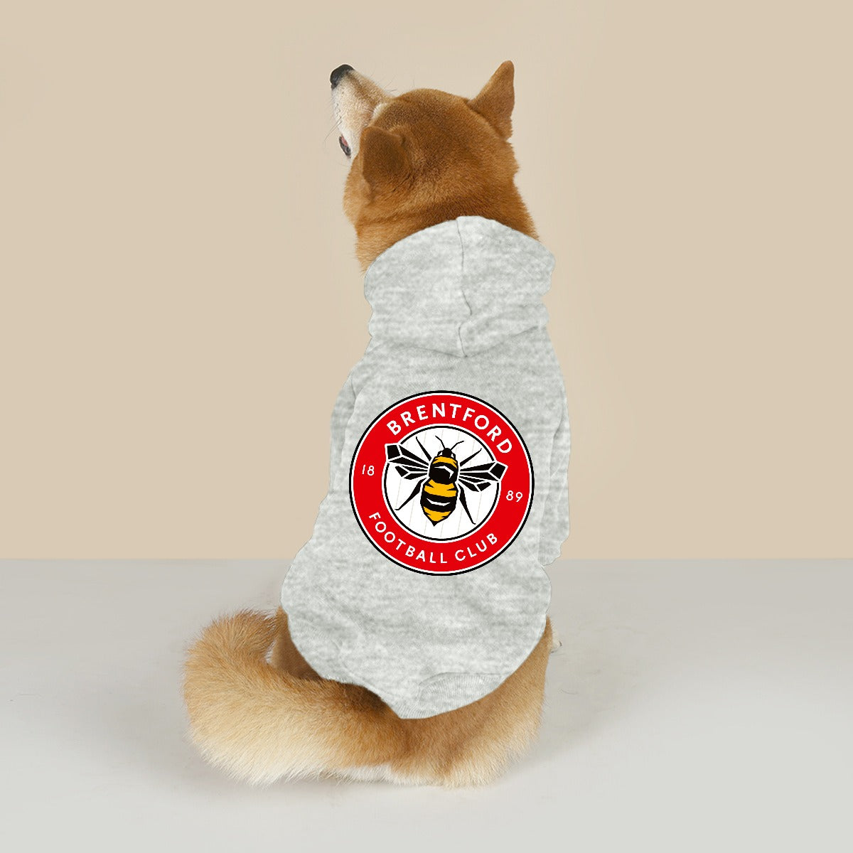 Brentford FC 25/26 Team Inspired Cotton-Blend Pet Hoodie