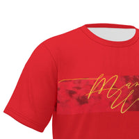 Manchester United FC 25/26 Home Kit Inspired Unisex Basic T-shirt