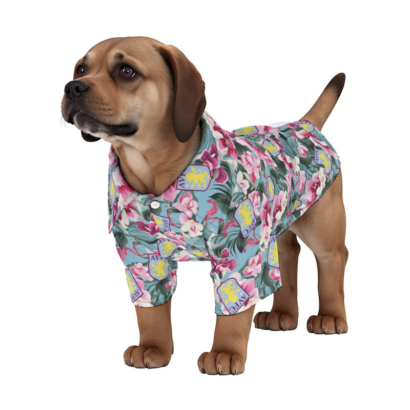 Aston Villa FC 25/26 Team-Inspired Pet Hawaiian Shirt (sizes M-3x)