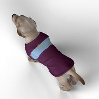 Aston Villa FC 25/26 Home Inspired Graphic Pet Tee Shirt (Size M-2x)
