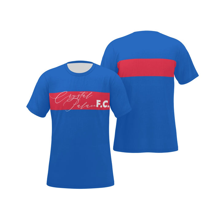 Crystal Palace FC 25/26 Home Kit Inspired Unisex Basic T-shirt