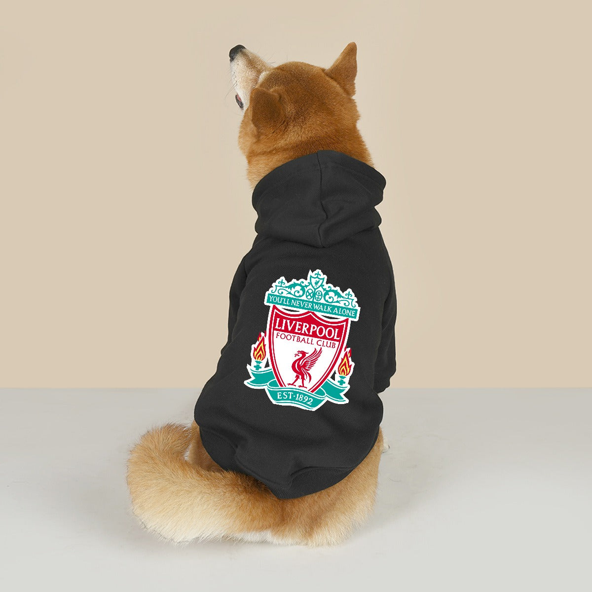 Liverpool FC 25/26 Team-Inspired Cotton-Blend Pet Hoodie