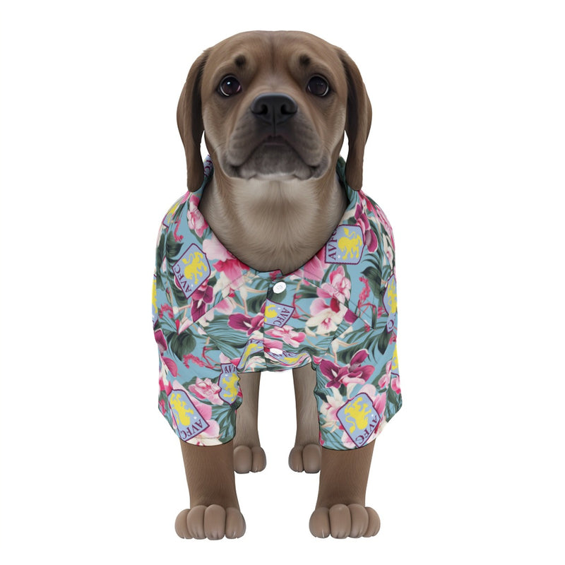 Aston Villa FC 25/26 Team-Inspired Pet Hawaiian Shirt (sizes M-3x)