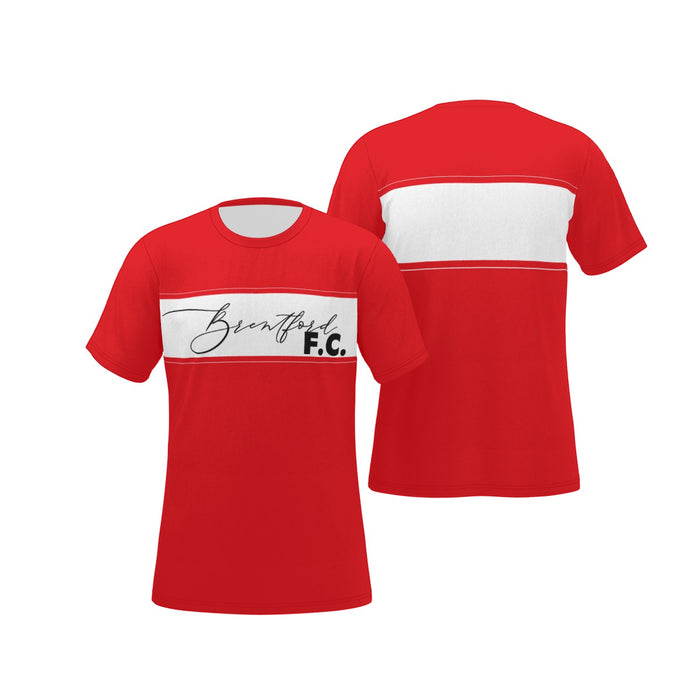 Brentford FC 25/26 Home Kit Inspired Unisex Basic T-shirt