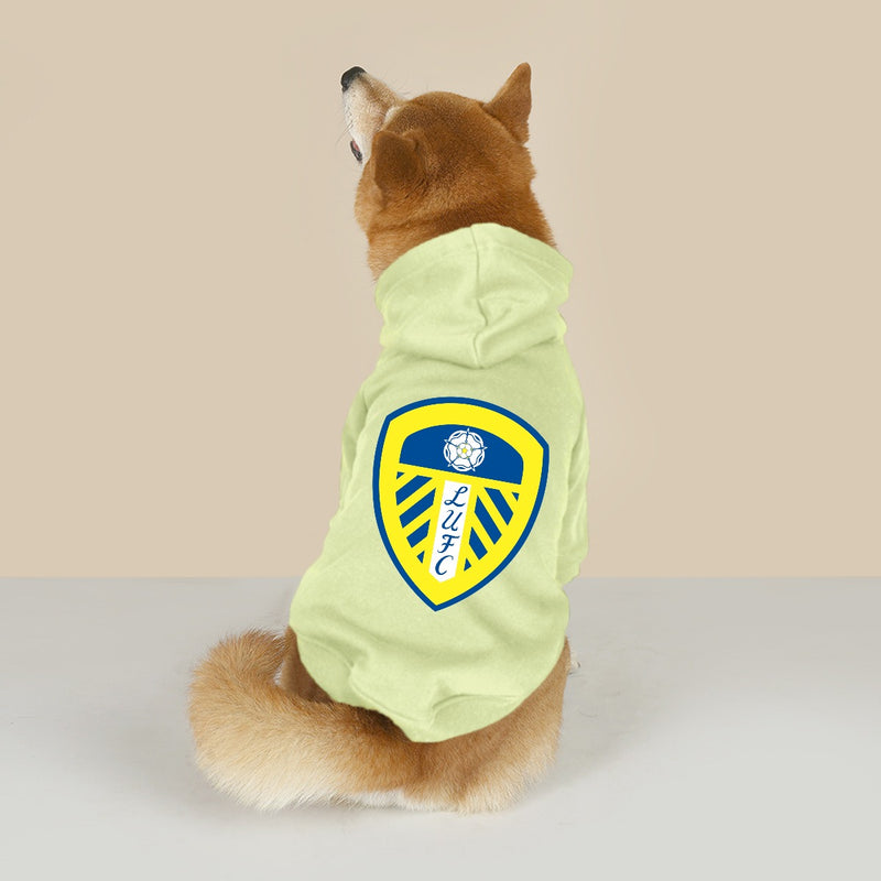 Leeds United FC 25/26 Team-Inspired Cotton-Blend Pet Hoodie