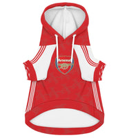 Arsenal FC 25/26 Home Kit Inspired Casual Hooded Cotton Sweatshirt
