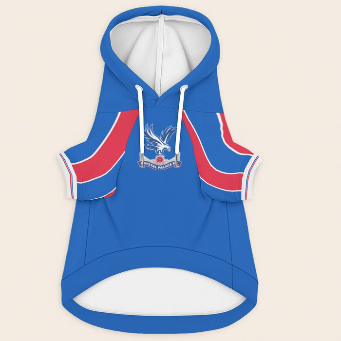 Crystal Palace FC 25/26 Home Kit Inspired Casual Hooded Cotton Sweatshirt