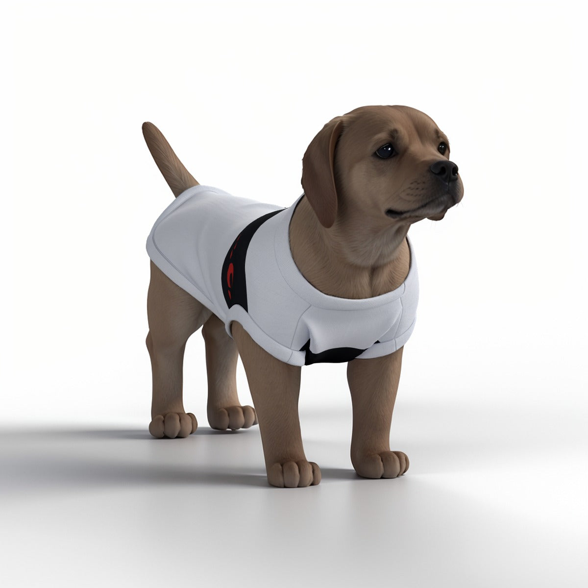 Fulham FC 25/26 Home Inspired Pet Graphic Tee Shirt (Sizes XS-Small)