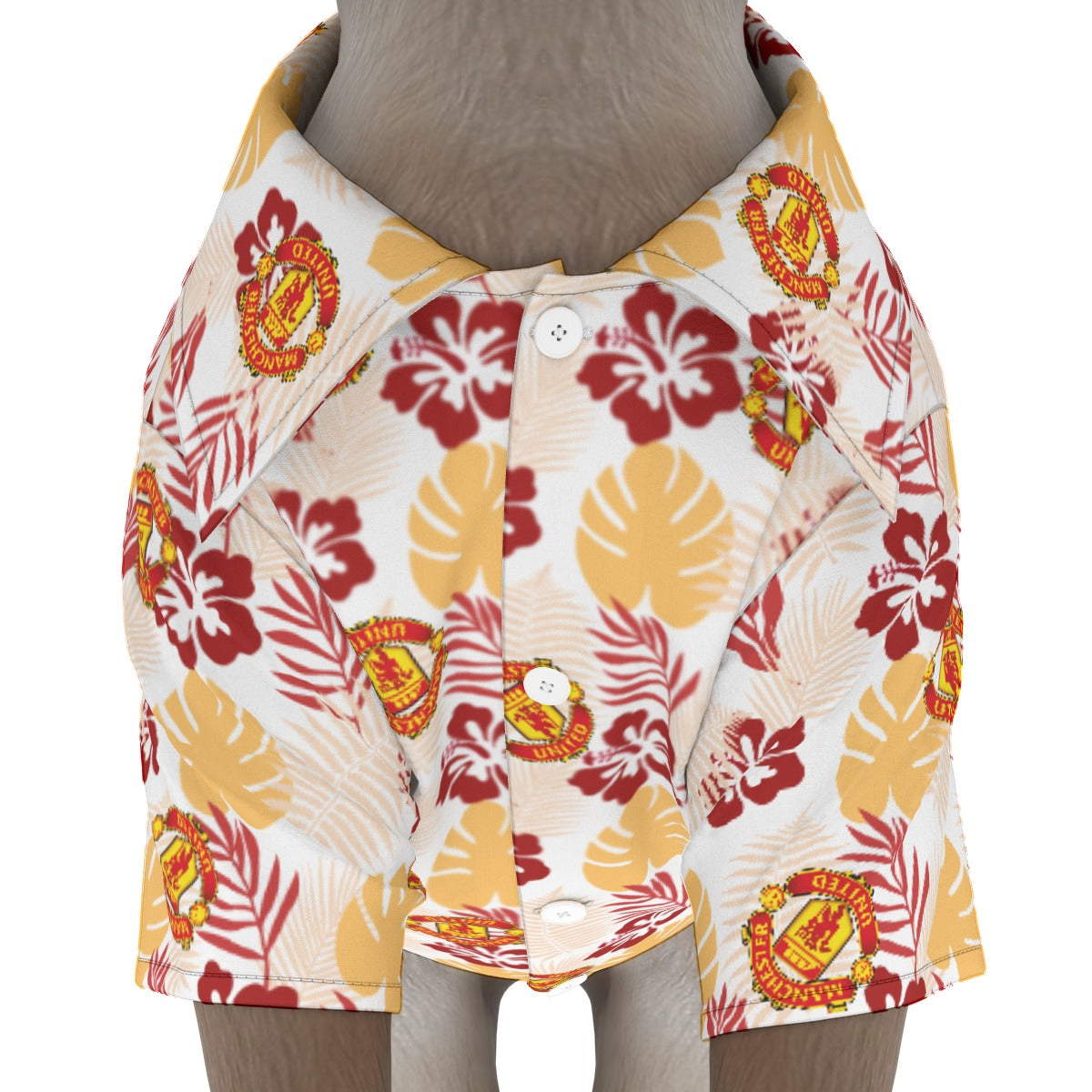 Manchester United FC 25/26 Team-Inspired Pet Hawaiian Shirt