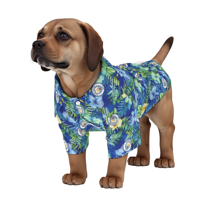 Manchester City FC 25/26 Team-Inspired Pet Hawaiian Shirt