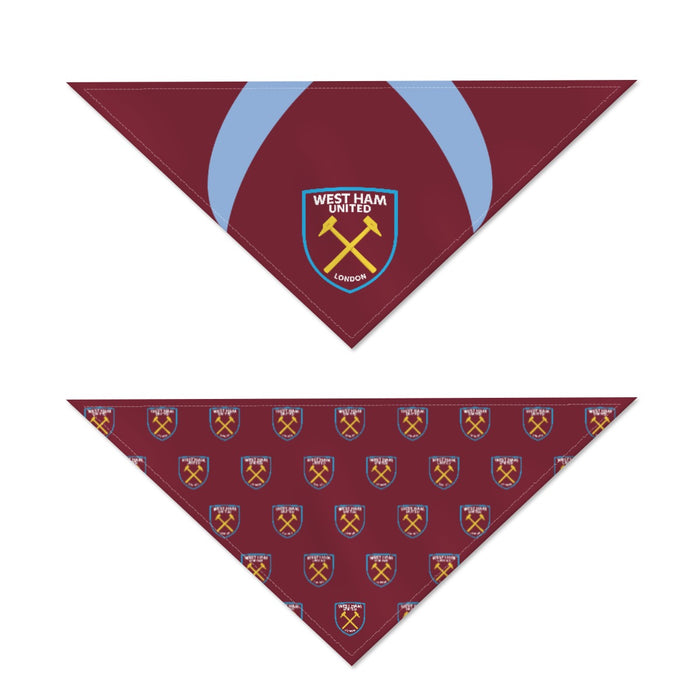 West Ham United FC 25/26 Home Kit Inspired Reversible Bandana