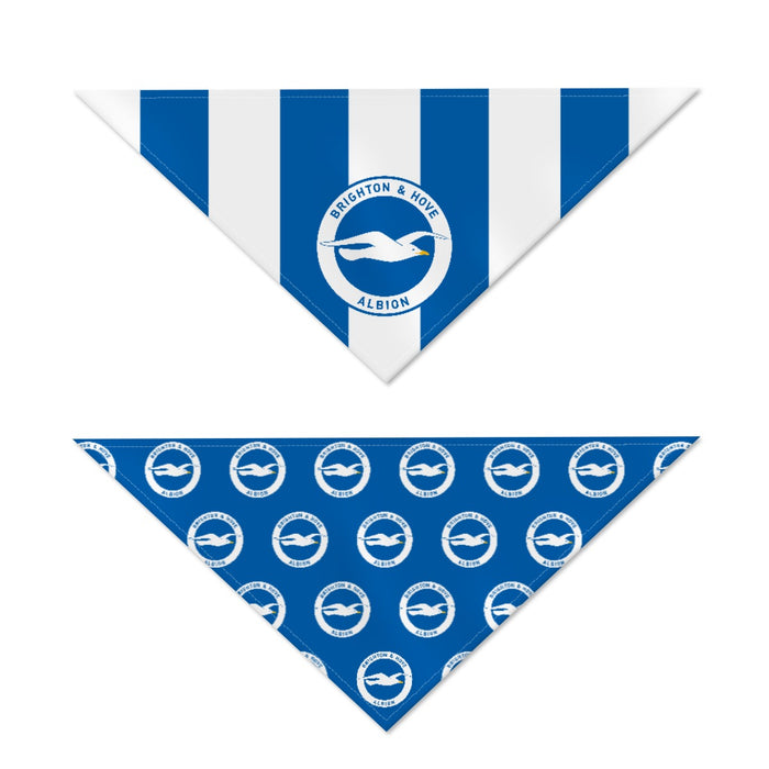 Brighton & Hove Albion FC 25/26 Home Kit Inspired Reversible Bandana
