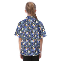 Chelsea FC 25/26 Team-Inspired Kids Cotton-Blend Hawaiian Shirt