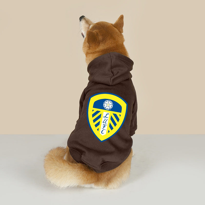 Leeds United FC 25/26 Team-Inspired Cotton-Blend Pet Hoodie