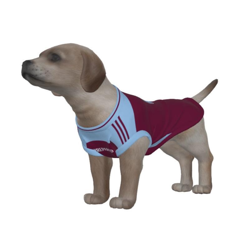 Aston Villa FC 24/25 Home Inspired Pet Tee (Size XS-Small) 