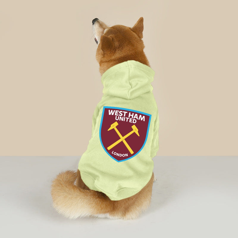 West Ham United FC 25/26 Team-Inspired Cotton-Blend Pet Hoodie