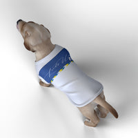 Leeds United FC 25/26 Home Inspired Pet Graphic Tee Shirt (Sizes XS-Small)