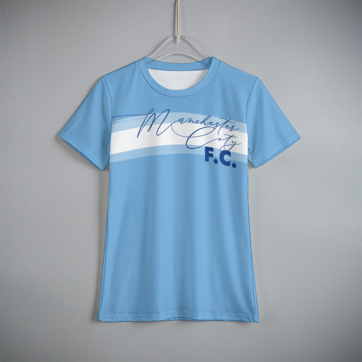 Manchester City FC 25/26 Home Kit Inspired Kids Eco-friendly Basic T-shirt
