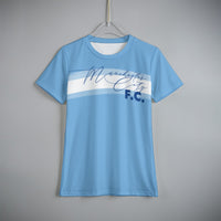Manchester City FC 25/26 Home Kit Inspired Kids Eco-friendly Basic T-shirt