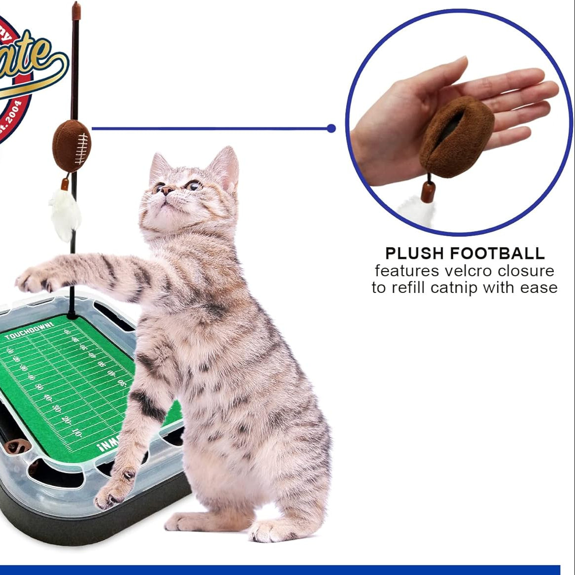 KS State Wildcats Football Cat Scratcher Toy
