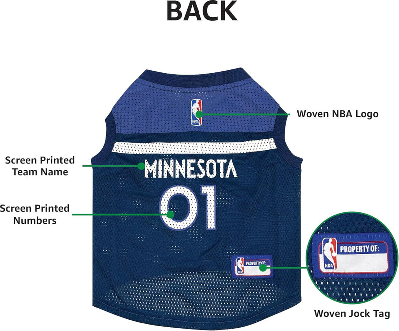 Minnesota Timberwolves Pet Jersey