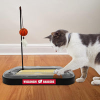 WI Badgers Basketball Cat Scratcher Toy
