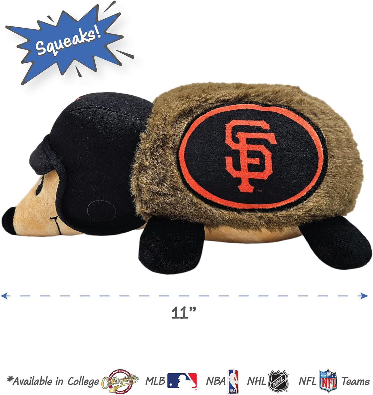 San Francisco Giants Hedgehog Plush Toy