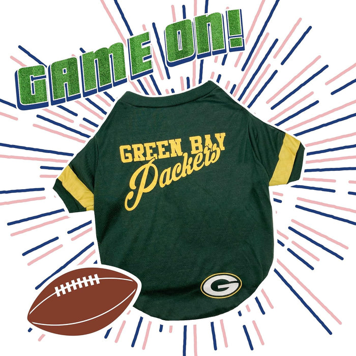 Green Bay Packers Stripe Tee Shirt