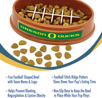 OR Ducks Football Slow Feeder Bowl