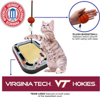 VA Tech Hokies Basketball Cat Scratcher Toy