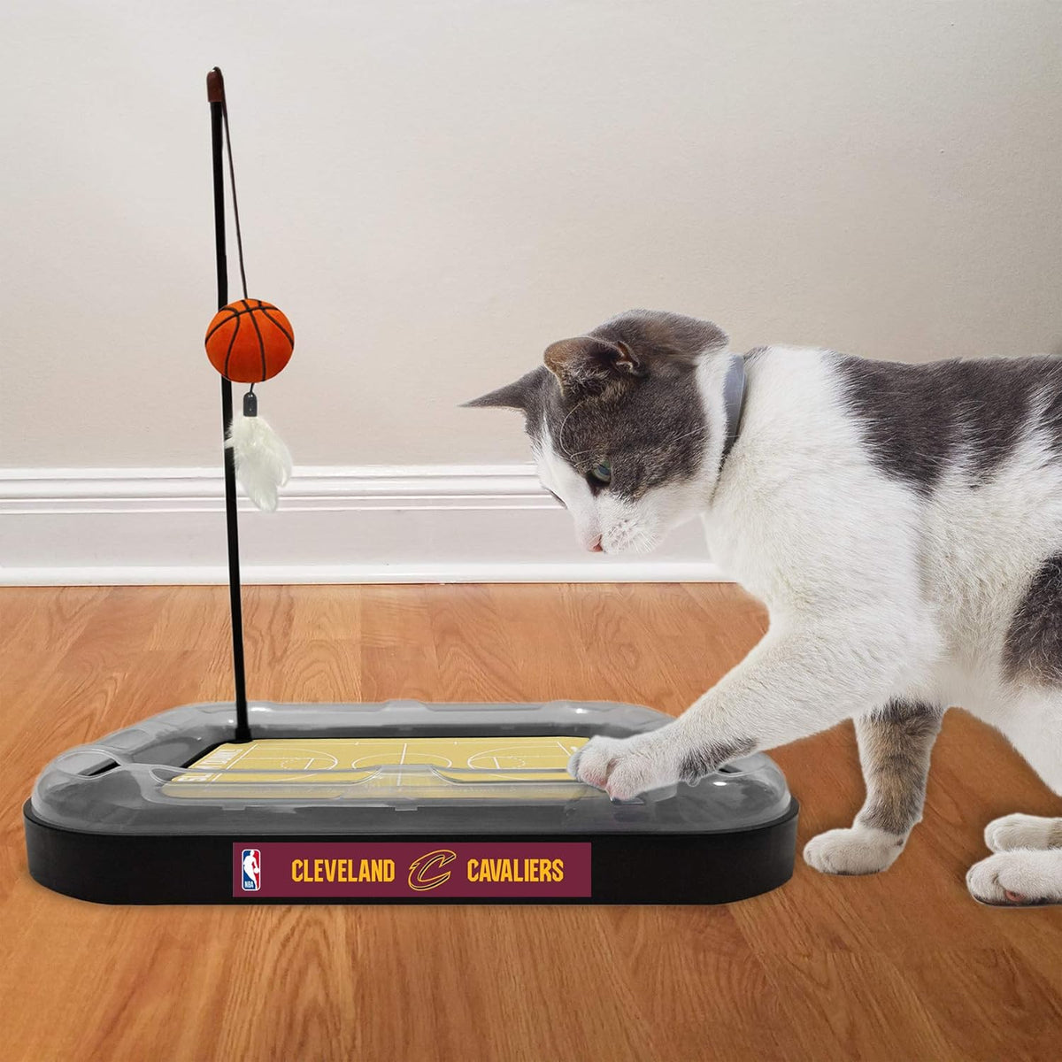 Cleveland Cavaliers Basketball Cat Scratcher Toy