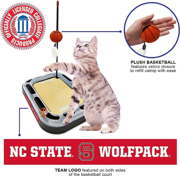 NC State Wolfpack Basketball Cat Scratcher Toy