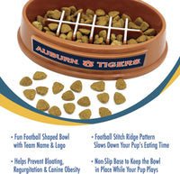 Auburn Tigers Football Slow Feeder Bowl