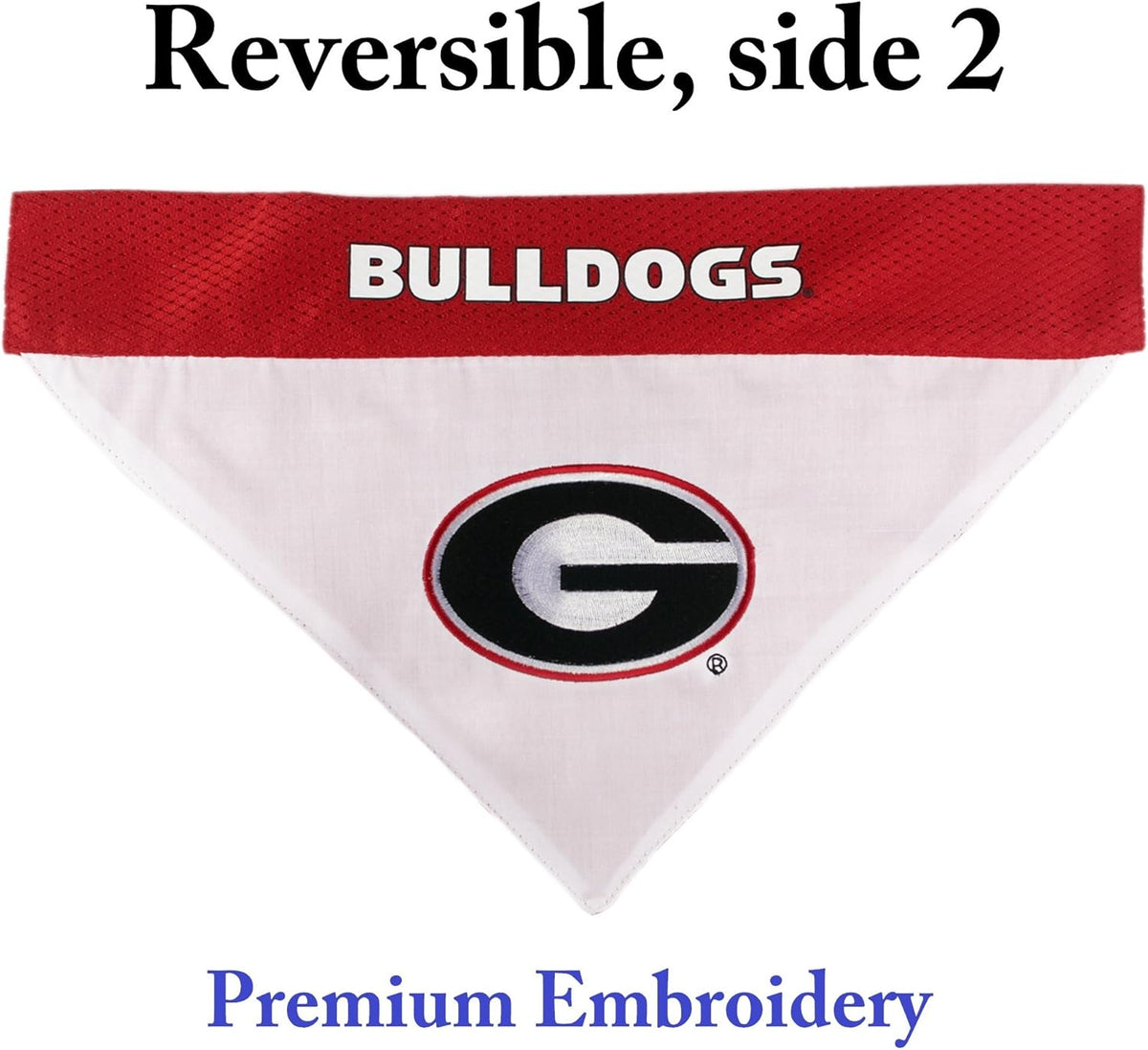 GA Bulldogs Reversible Slide-On Bandana