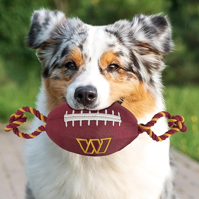 Washington Commanders Football Rope Toy